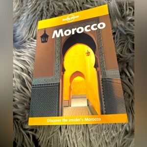 Lonely Planet Morocco travel guide book.